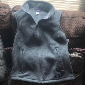 Gray synchilla Patagonia vest